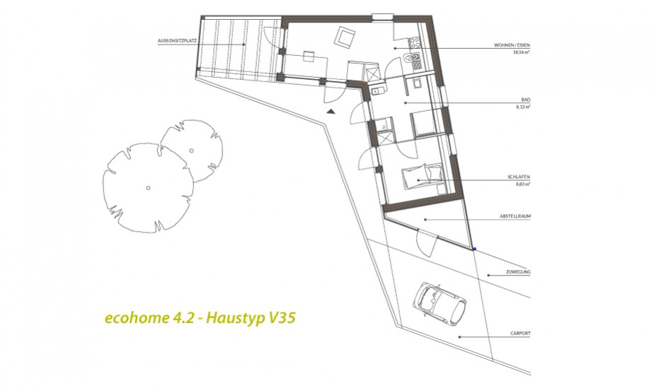 Singlehaus Typ V35 50